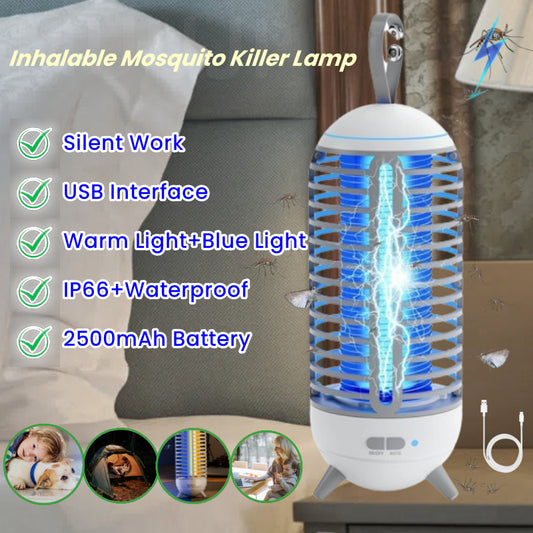 Portaout Electric Trap Outdoor Rechargeable 2 in 1 Wireless Mosquito Killer Lamp for Home, Garden, Campsite