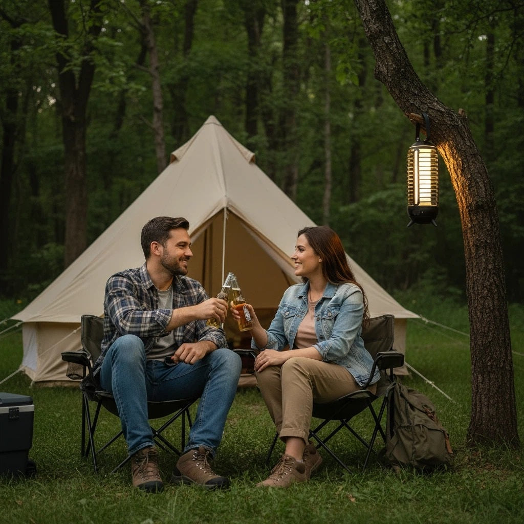 (2-in-1) IP66 Waterproof Mosquito Killer Lamp | USB Rechargeable | Portable