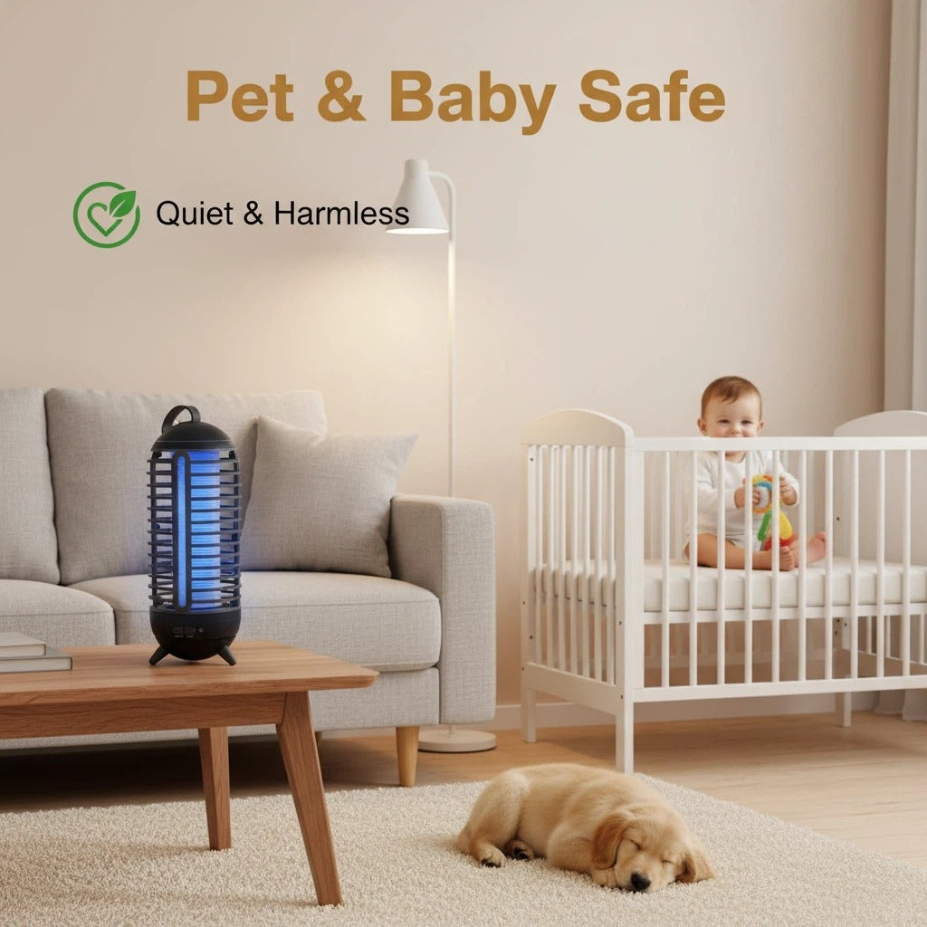 (2-in-1) IP66 Waterproof Mosquito Killer Lamp | USB Rechargeable | Portable