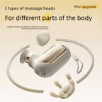 Mini Pocket Massage Gun - Ultra-Portable Muscle Relief (Light Gold)