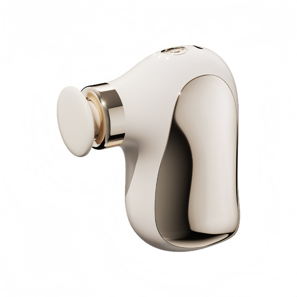 Mini Pocket Massage Gun - Ultra-Portable Muscle Relief (Light Gold)