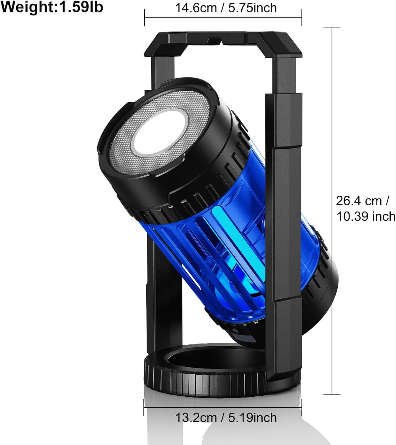 Bug Zapper Outdoor & Indoor, 4200V Electric Mosquito Zapper, 4 in 1 Fly Trap with 5000mAh Battery & LED, Portable & Rechargeable Mosquito Killer for Outdoor Patio, Camping