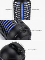 (2-in-1) IP66 Waterproof Mosquito Killer Lamp | USB Rechargeable | Portable