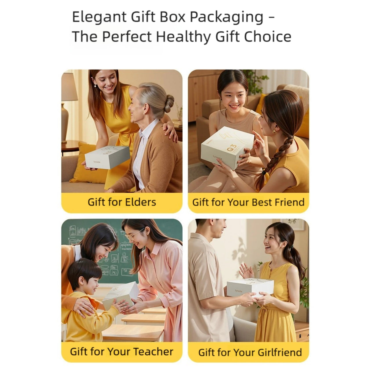 Mini Pocket Massage Gun - Ultra-Portable Muscle Relief (Light Gold)