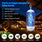 Bug Zapper Outdoor Rechargeable 2 in 1 Wireless Mosquito Killer Lamp 2500mAh Bug Zapper Electric Trap Ideal Fly Zapper Indoor for Patio, Home, Backyard, Yard, Garden, Campsite (Black) 1